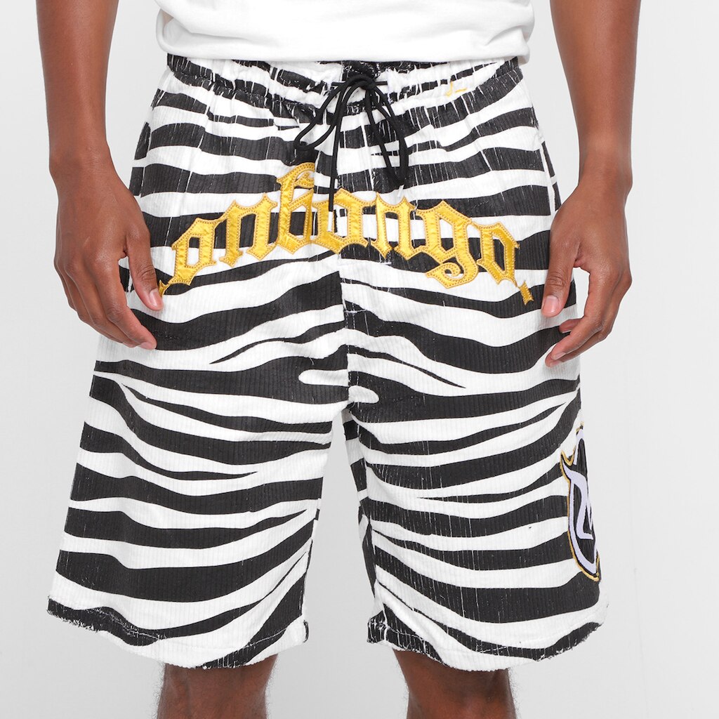 Bermuda Onbongo Plus Size Estampada Masculina
