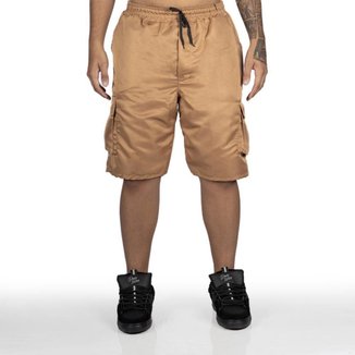 Bermuda Overking Cargo Micro Caramelo
