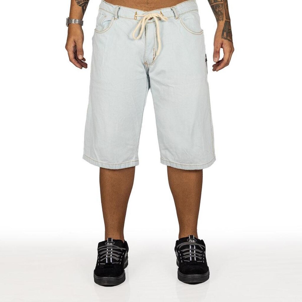 Bermuda Overking Jeans Balão Delavê