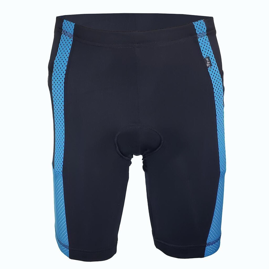 Bermuda para ciclismo DA Modas com bolso lateral e detalhe em tela