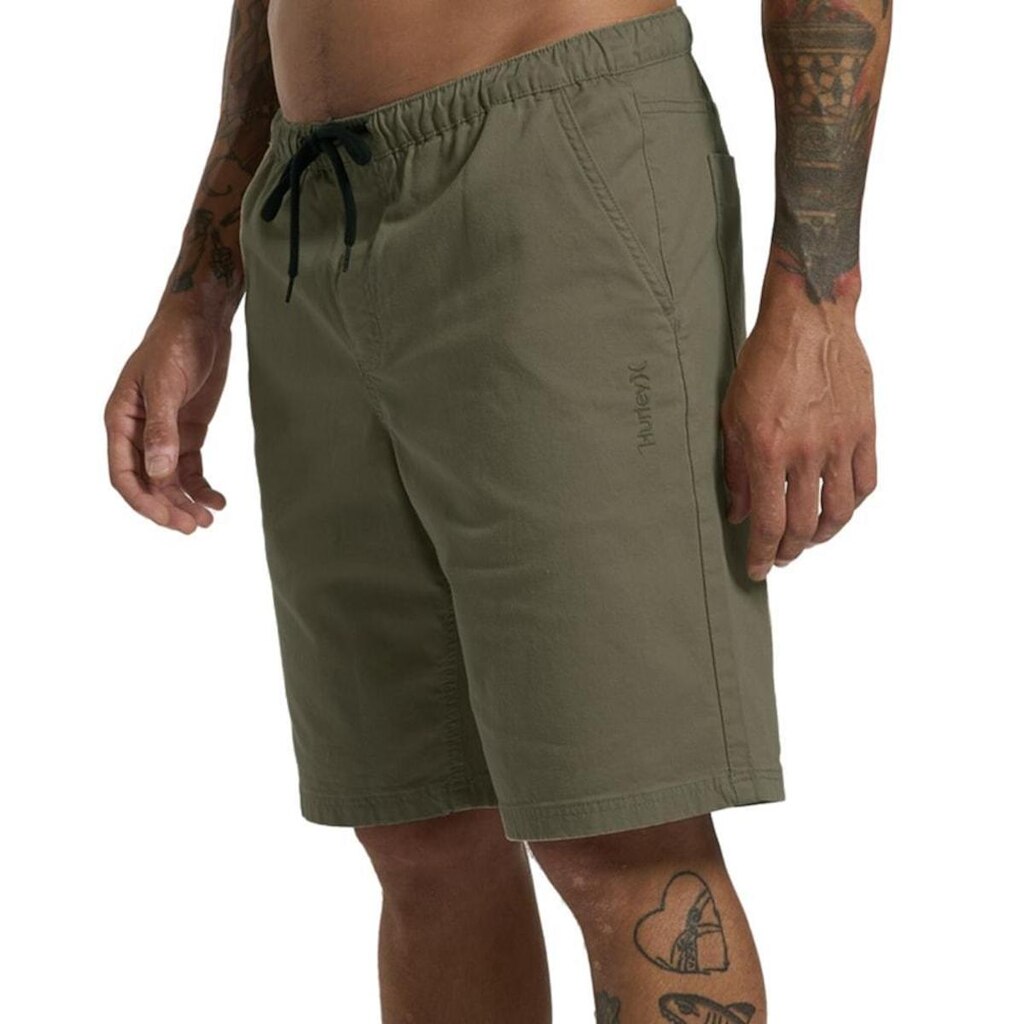 Bermuda Passeio Hurley Walk Flat Oliva