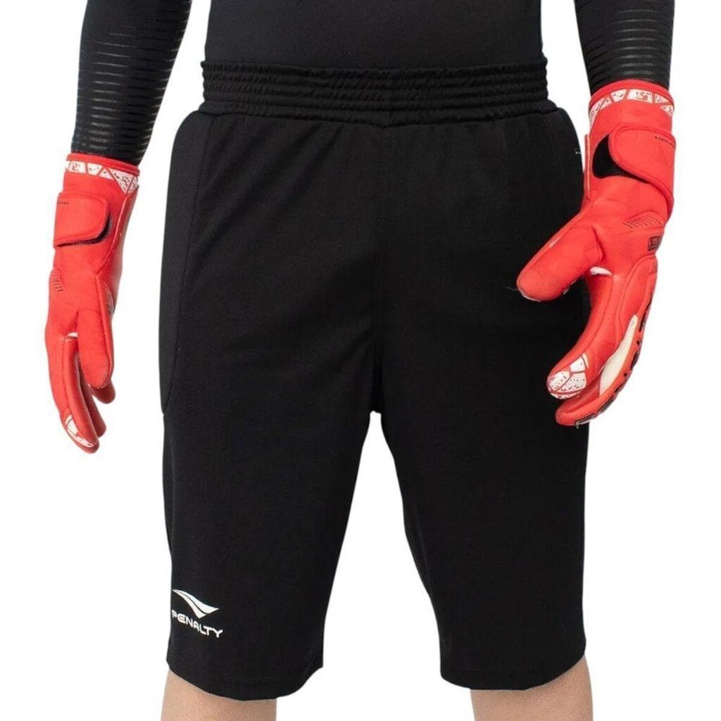 Bermuda Penalty Goleiro Delta Infantil  - Preto 12