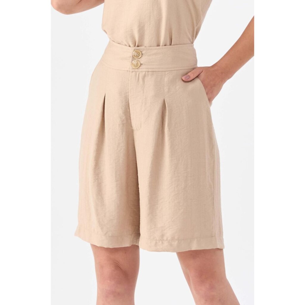 Bermuda PKS Alongada de Viscose Feminina