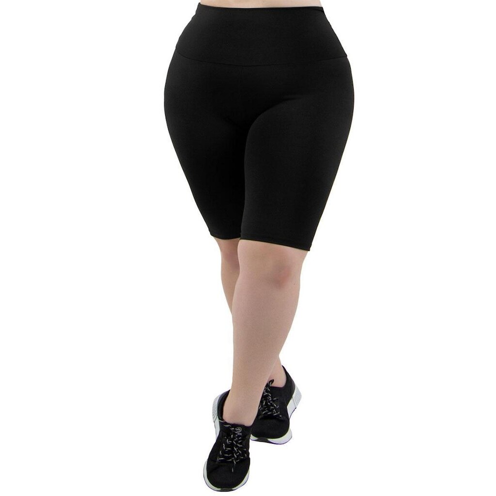 Bermuda Plus Size Academia Ou Dia A Dia Feminina
