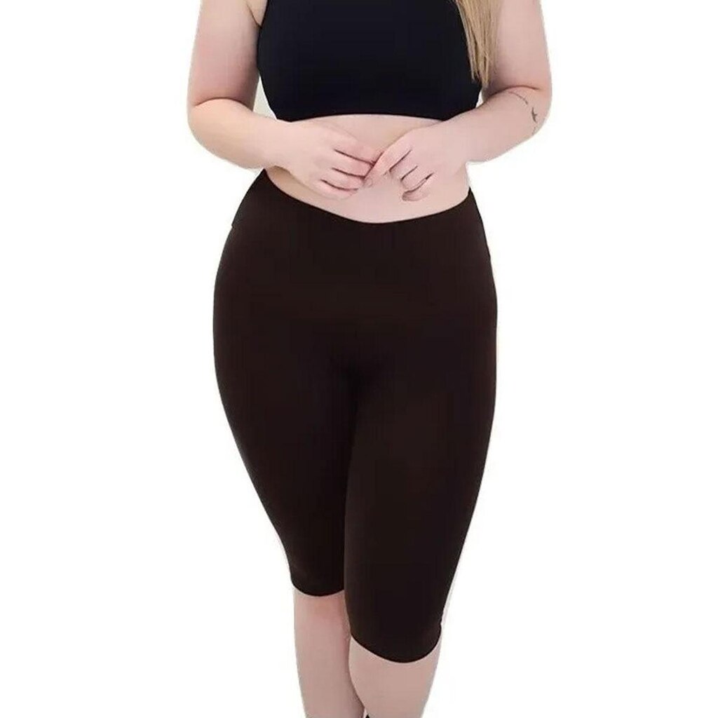 Bermuda Plus Size Academia Ou Dia A Dia Feminina