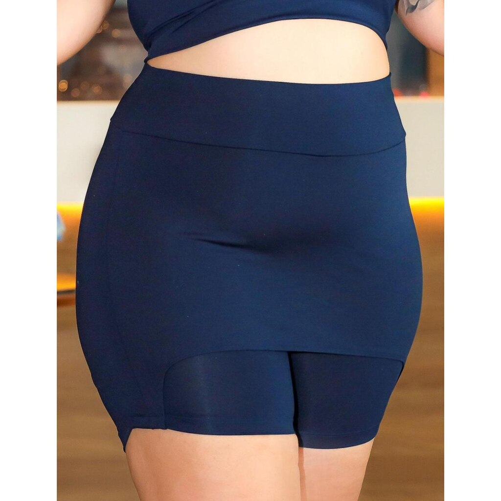Bermuda Plus Size Fitness com Tapa Bumbum - Fitmoda