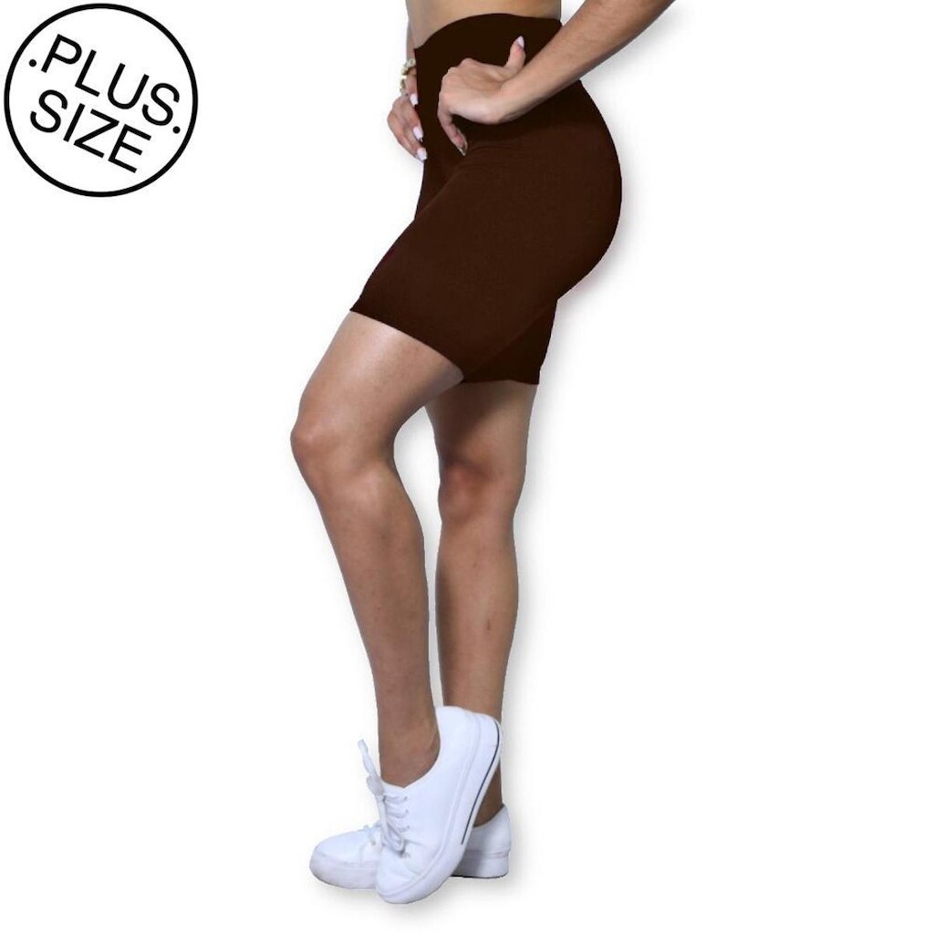 Bermuda Plus Size Heide Ribeiro Linha Silver Academia