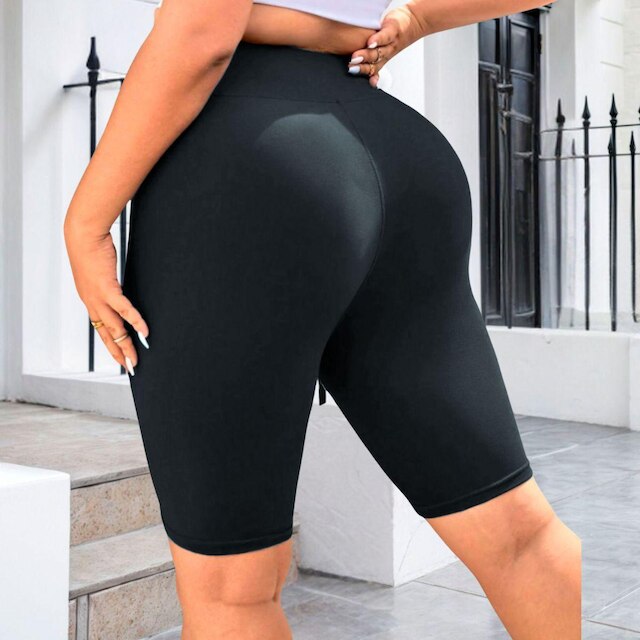 Bermuda Plus Size Suplex Wolfox Cintura Alta Feminina