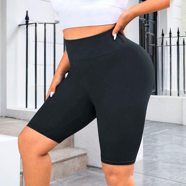 Bermuda Plus Size Suplex Wolfox Cintura Alta Feminina