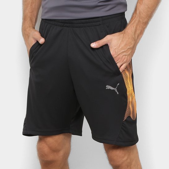 Bermuda Puma Collective Graphic Short Masculina - Preto Menor preço em Bermuda Puma Collective Graphic Short Masculina - Preto