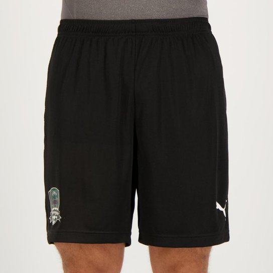 Bermuda Puma Krasnodar Treino 2021 Preta - Preto Menor preço em Bermuda Puma Krasnodar Treino 2021 Preta - Preto