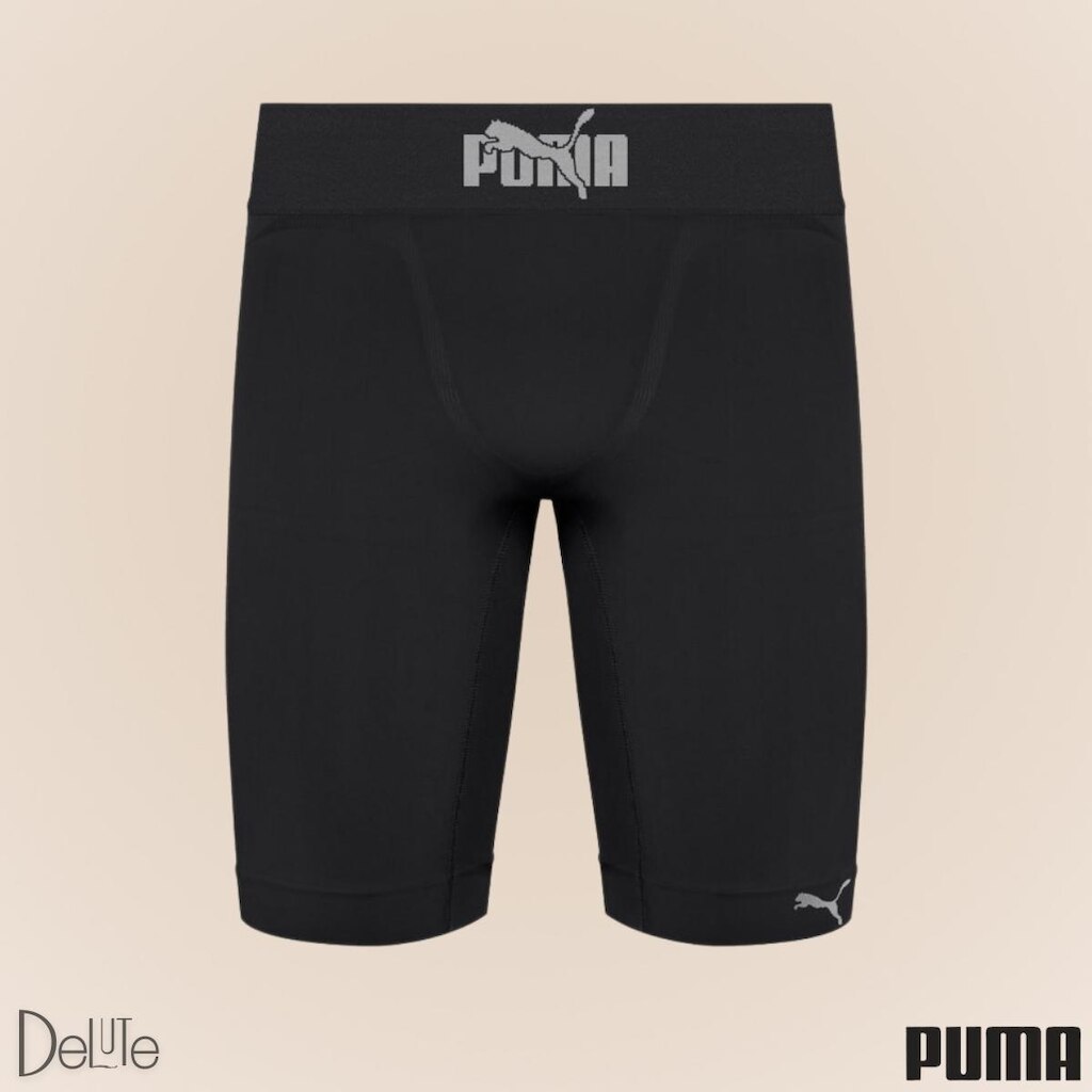 Bermuda Puma Sport Long Boxer Box Térmica Compressão Sem Costura