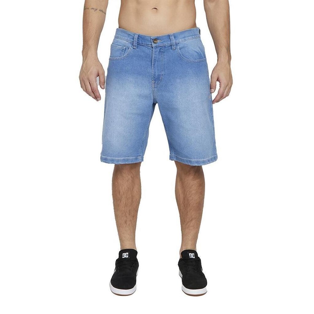 Bermuda Quiksilver Jeans Everyday Delavê SM25