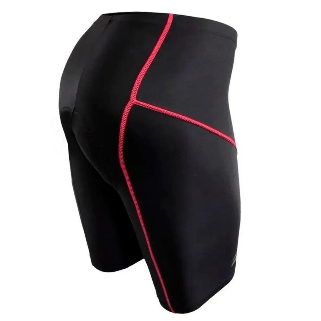 BERMUDA REALTEX 1339 FEM. ACOLCHOADA PRETO GG