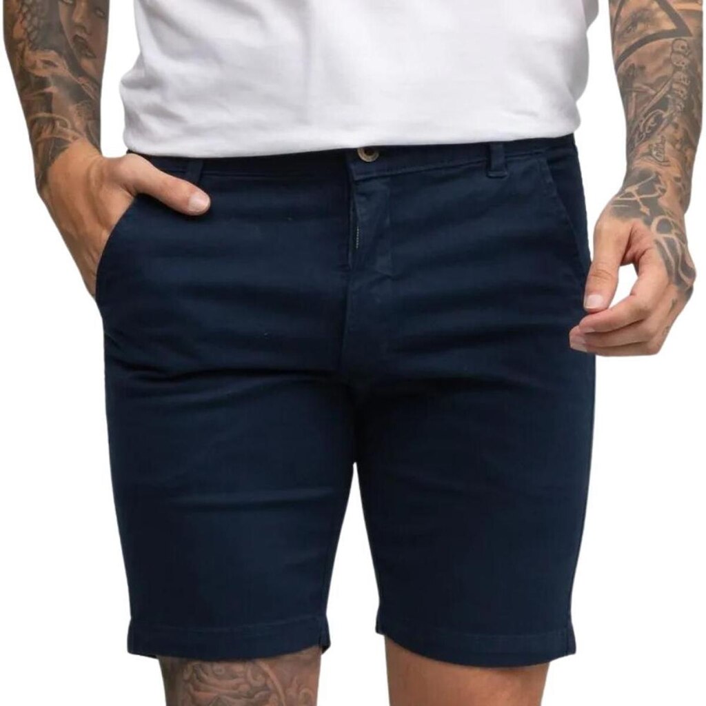 Bermuda Red Feather Elegance Masculina Marinho