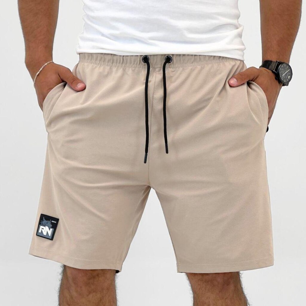 Bermuda Red Nose em Tecido com Bolso Masculina
