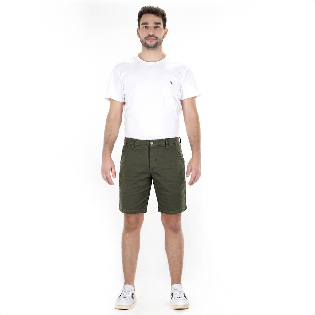 Bermuda Reserva Casual Iron Verde Musgo - Masculino