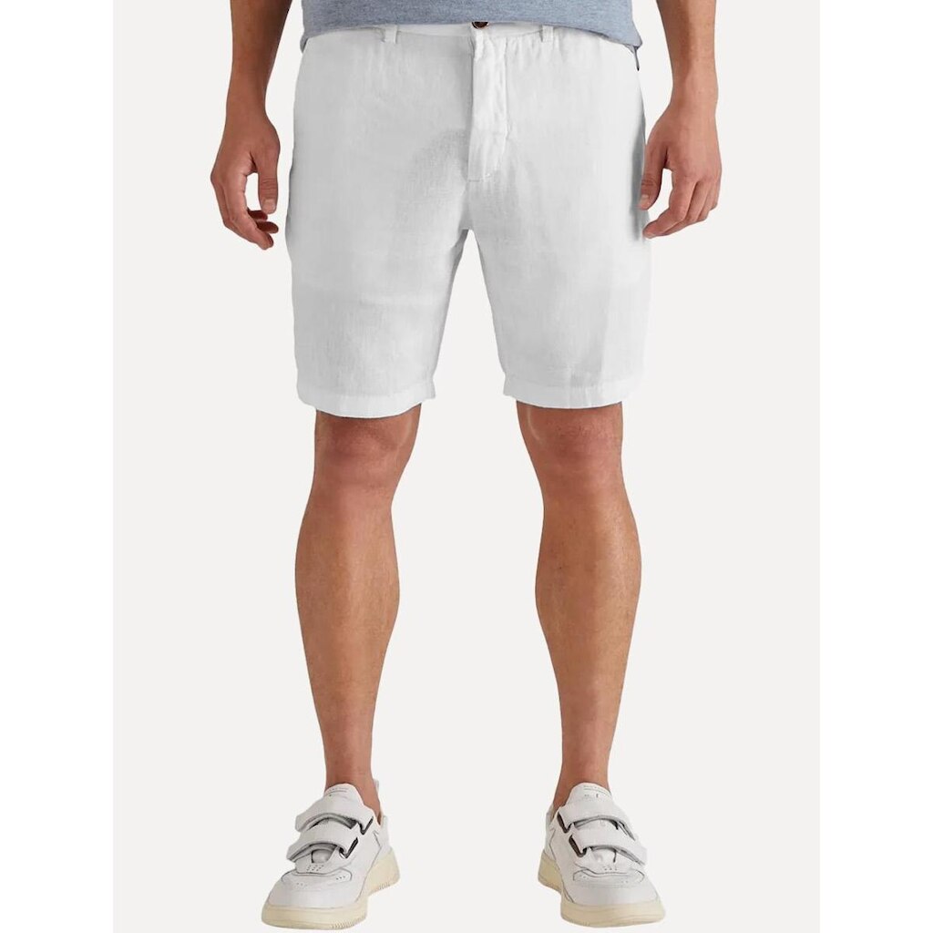 Bermuda Reserva Masculina Casual Linho Branca