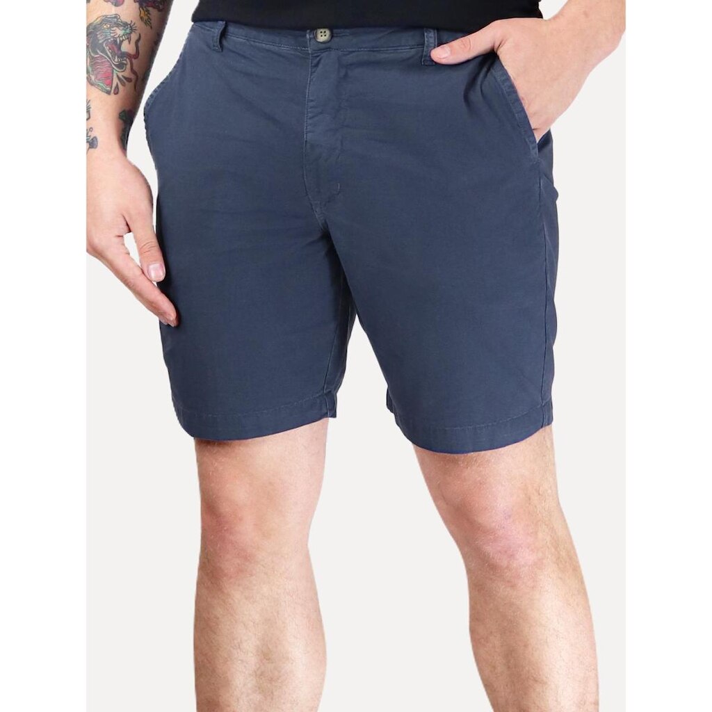 Bermuda Reserva Masculina Elastano Stone Azul Marinho