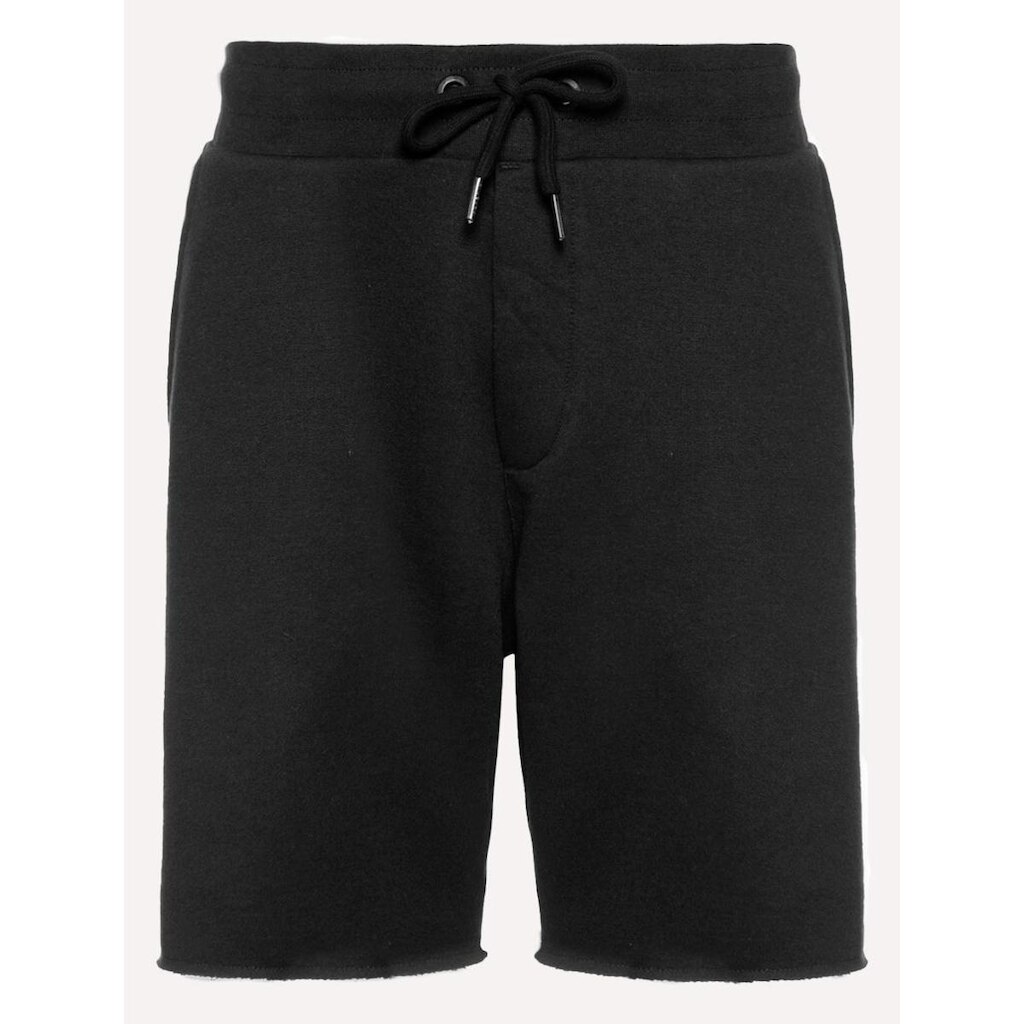 Bermuda Reserva Masculina Moletom Basica New Preta