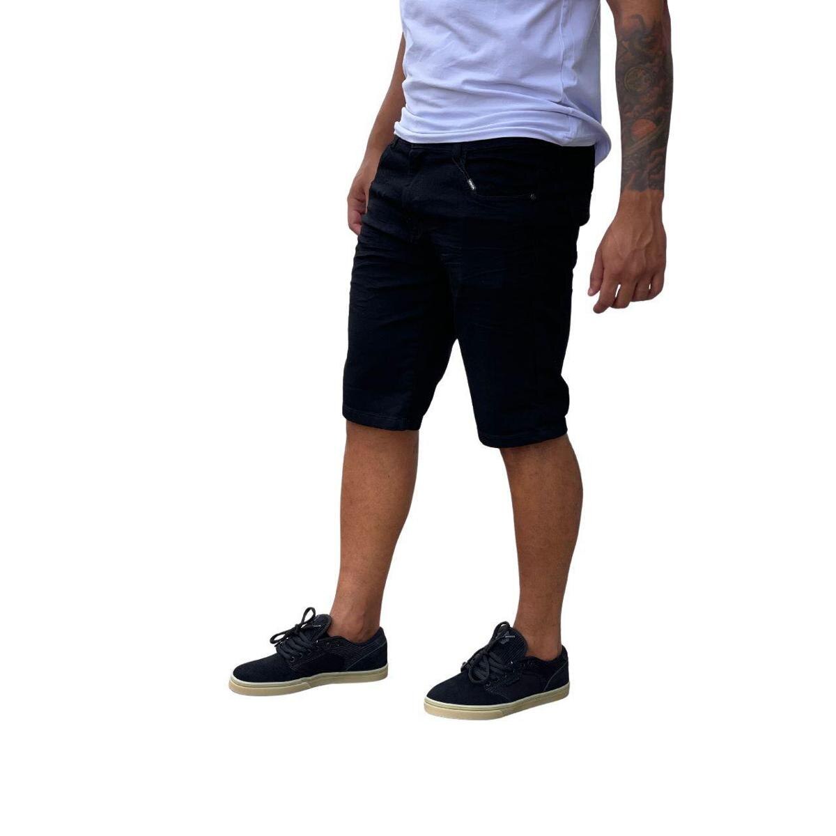 Bermuda Rock&Soda Jeans Preto 39822 Original - Preto | Netshoes