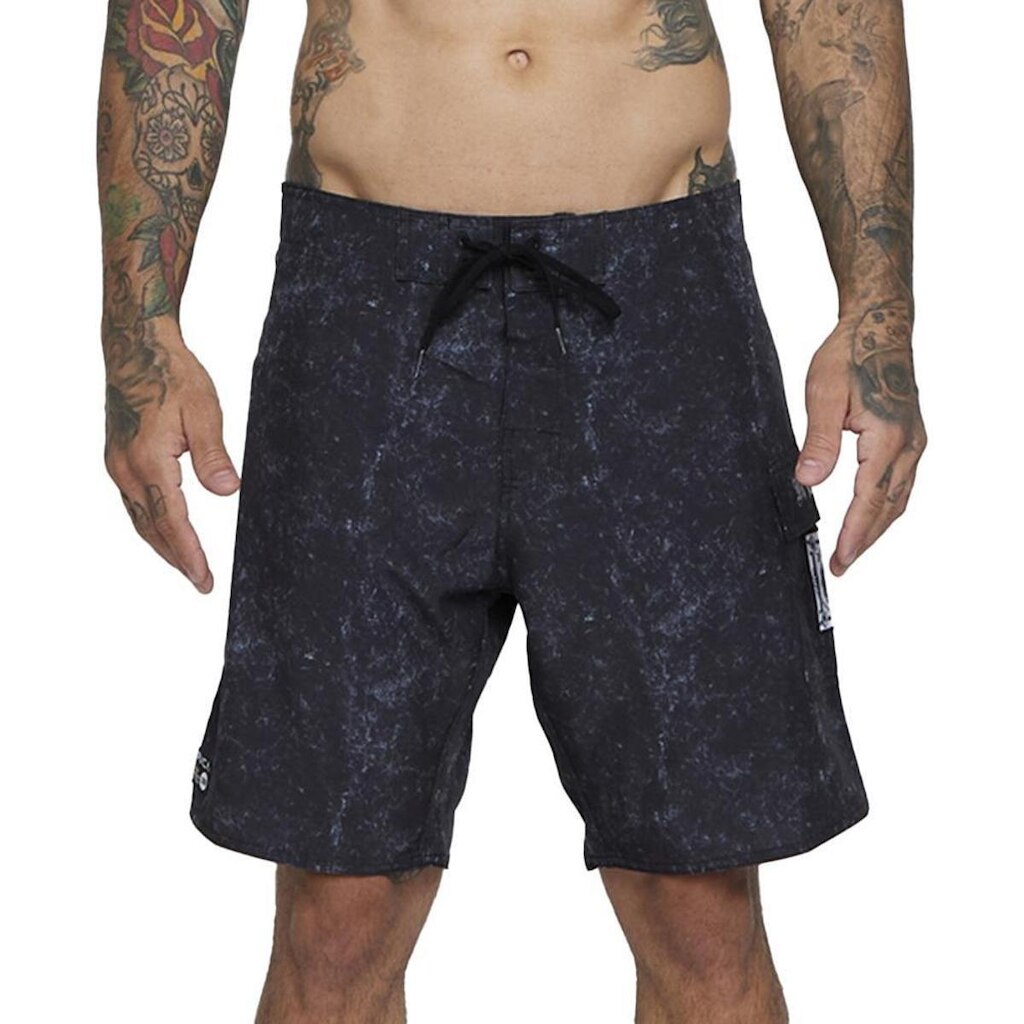 Bermuda RVCA Benj Skull 18" SM25 Masculina
