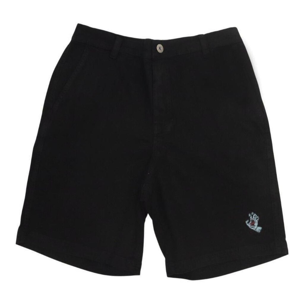 Bermuda Santa Cruz Sarja Screaming Hand Short - Preto