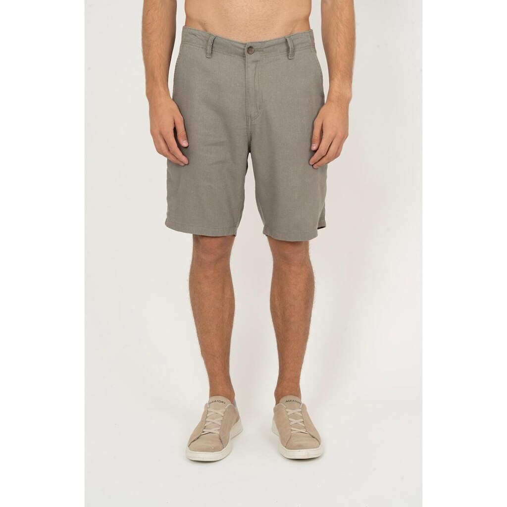 Bermuda Sarja Aleatory Flat Dusky Green