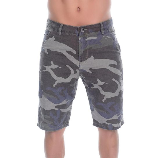 Bermuda Sarja Camuflado Emporio Alex - Camuflado Menor preço em Bermuda Sarja Camuflado Emporio Alex - Camuflado