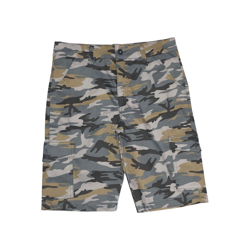 Bermuda Sarja Cargo Camuflada Adulto