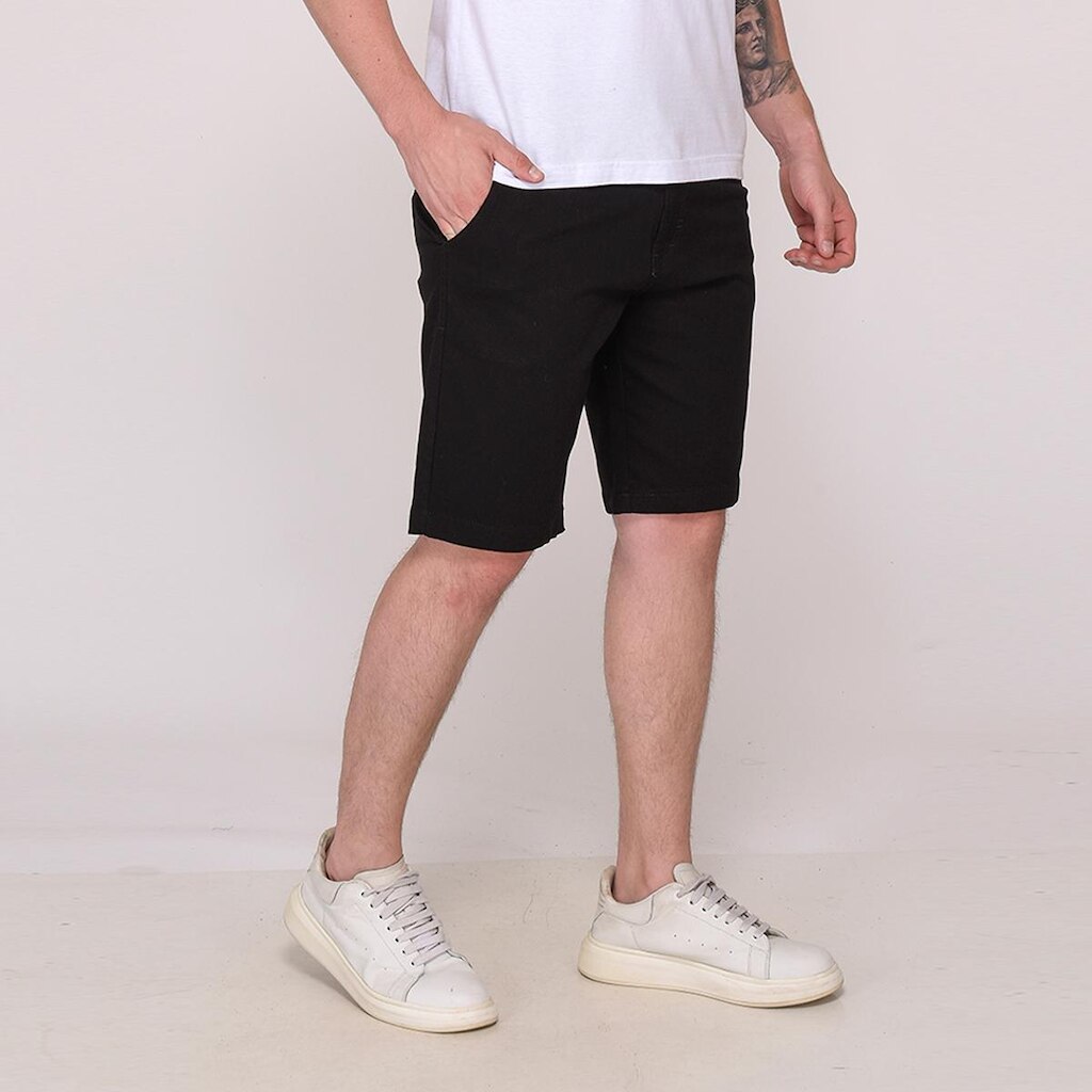Bermuda Sarja Casual Masculina Conforto Elastano 7792