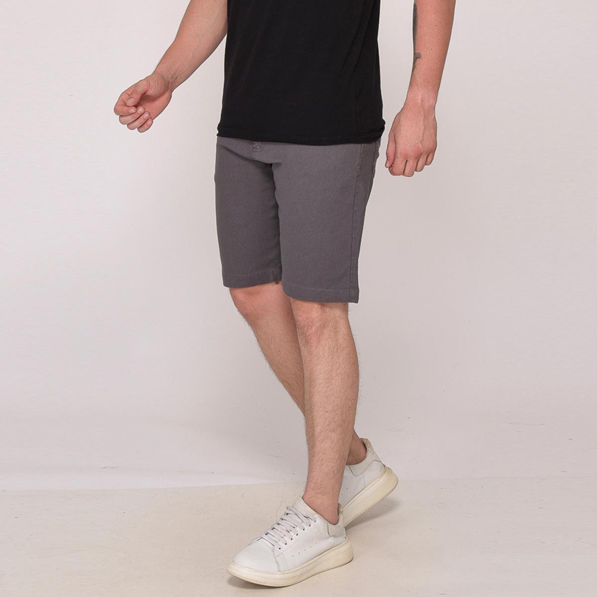 Bermuda Sarja Casual Masculina Conforto Elastano 7792 Menor preço em Bermuda Sarja Casual Masculina Conforto Elastano 7792