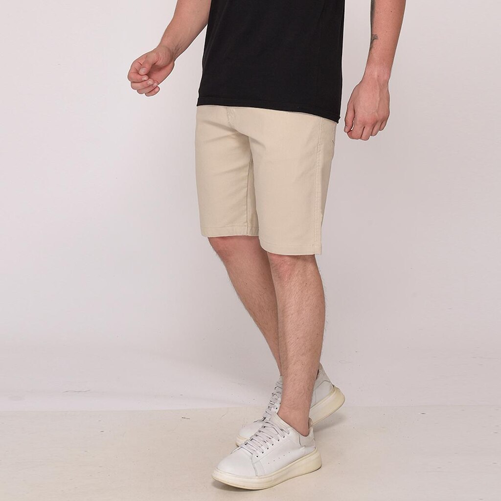 Bermuda Sarja Casual Masculina Conforto Elastano 7792