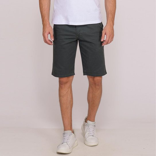 Bermuda Sarja Elastano Masculina Casual 7929