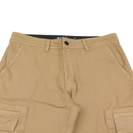 Bermuda Sarja Element Cargo Caqui