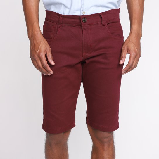 Bermuda Sarja Grifle Masculina - Vinho é ruim? Bermuda Sarja Grifle Masculina - Vinho é boa?