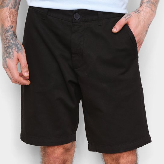 Bermuda Sarja Hering Chino Masculina - Preto é ruim? Bermuda Sarja Hering Chino Masculina - Preto é boa?