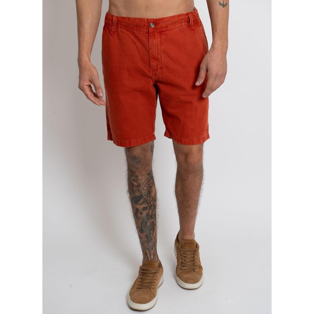 Bermuda Sarja Lisa Aleatory Pilot Red Ochre