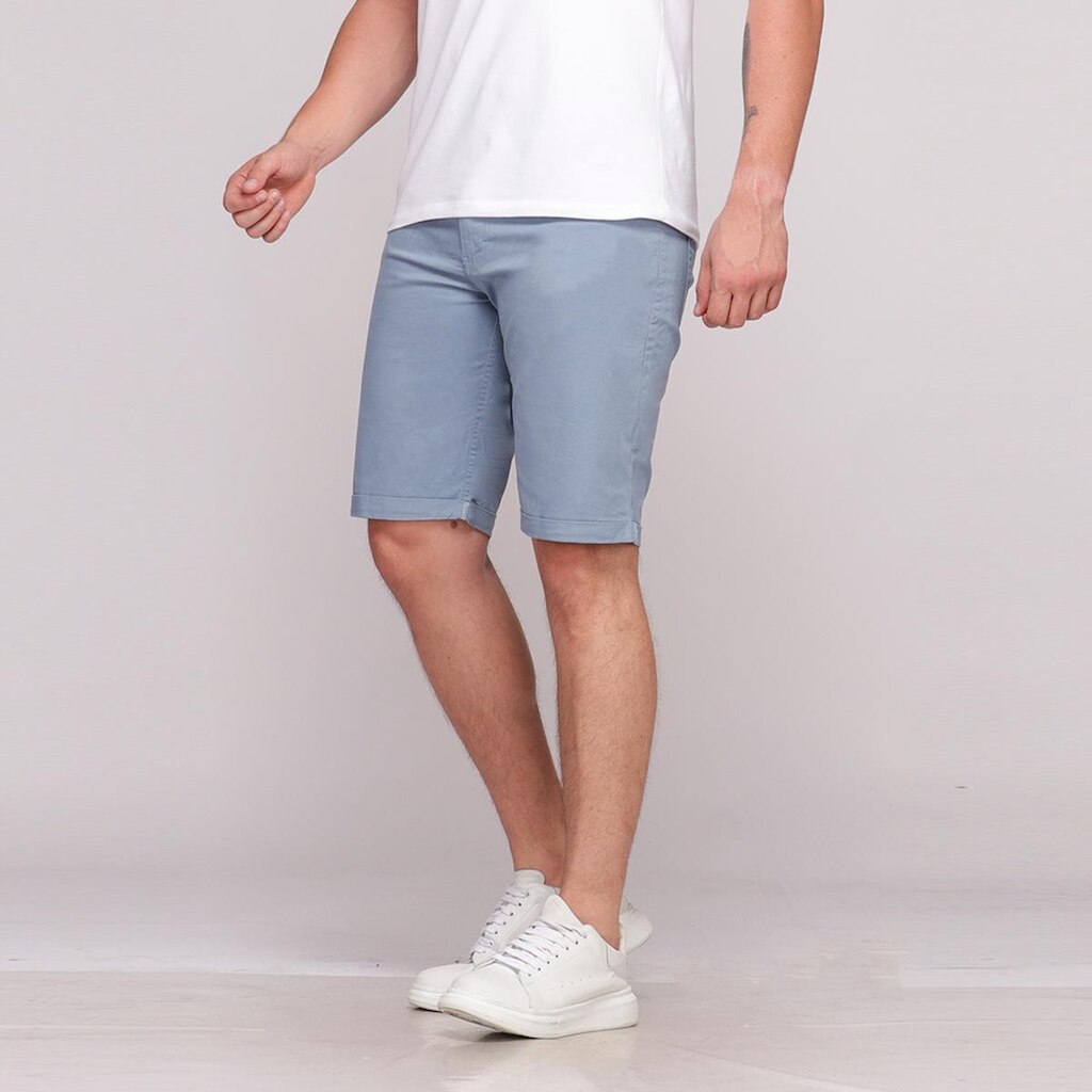 Bermuda Sarja Masculina Basica Elastano Conforto 7918
