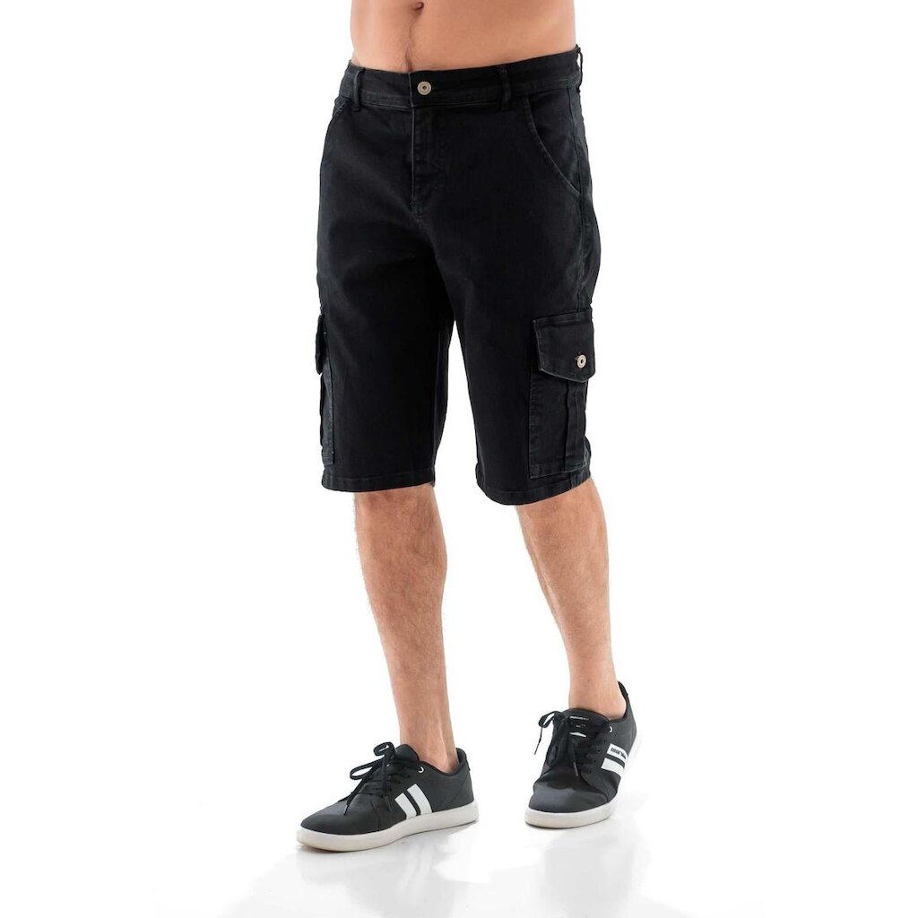 Bermuda Sarja Masculina Confort Bolso Cargo