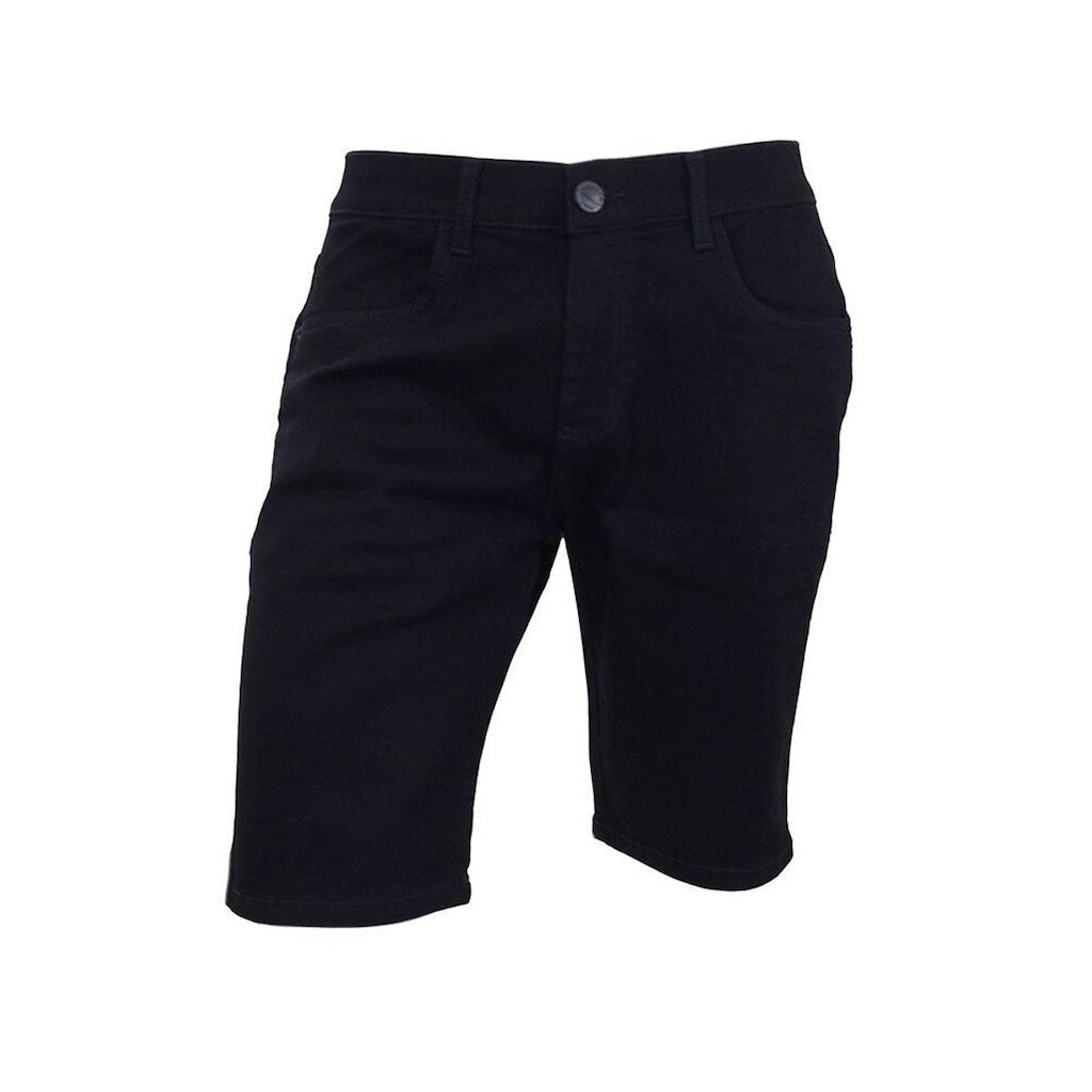 Bermuda Sarja Masculina Recuzza Preta - 10763