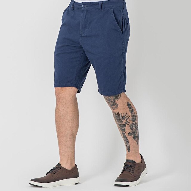 Menor preço em Bermuda  Sarja Masculina - Marinho