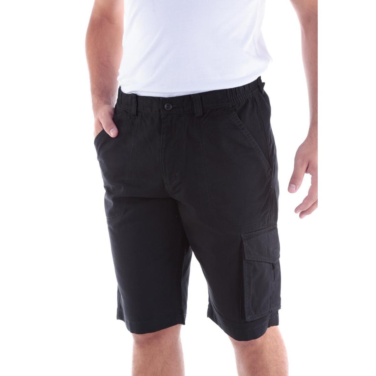 Bermuda de sarja masculina com elastico Clearance