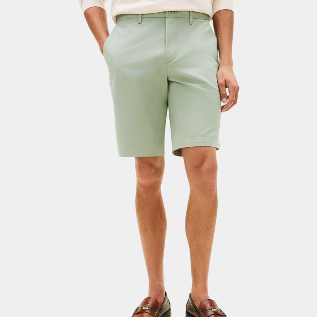 Bermuda Sarja Tommy Hilfiger Slim Masculina