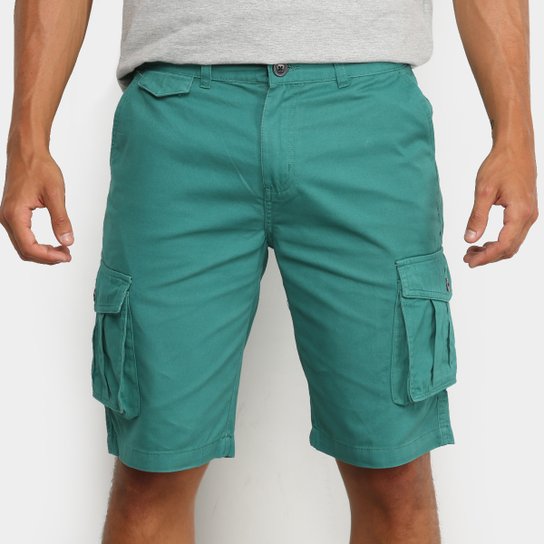 Bermuda Sarja Wrangler Cargo Masculina - Verde é ruim? Bermuda Sarja Wrangler Cargo Masculina - Verde é boa?