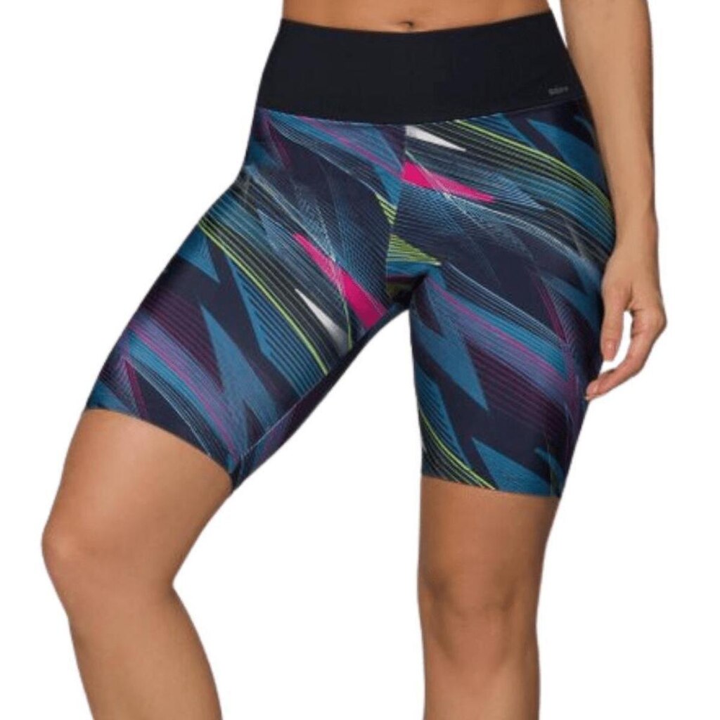 Bermuda Selene Estampada Feminina - Azul/Marinho