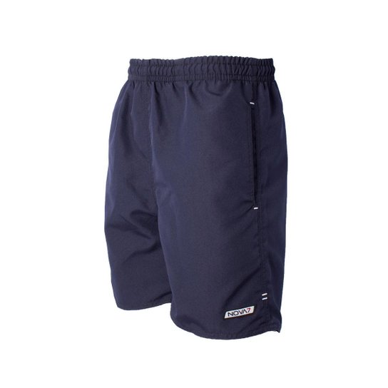 Bermuda Short Calção Tactel Leve Macio Masculina 3 Bolsos Elástico Cordão Piscina Verão Praia - Azul Menor preço em Bermuda Short Calção Tactel Leve Macio Masculina 3 Bolsos Elástico Cordão Piscina Verão Praia - Azul