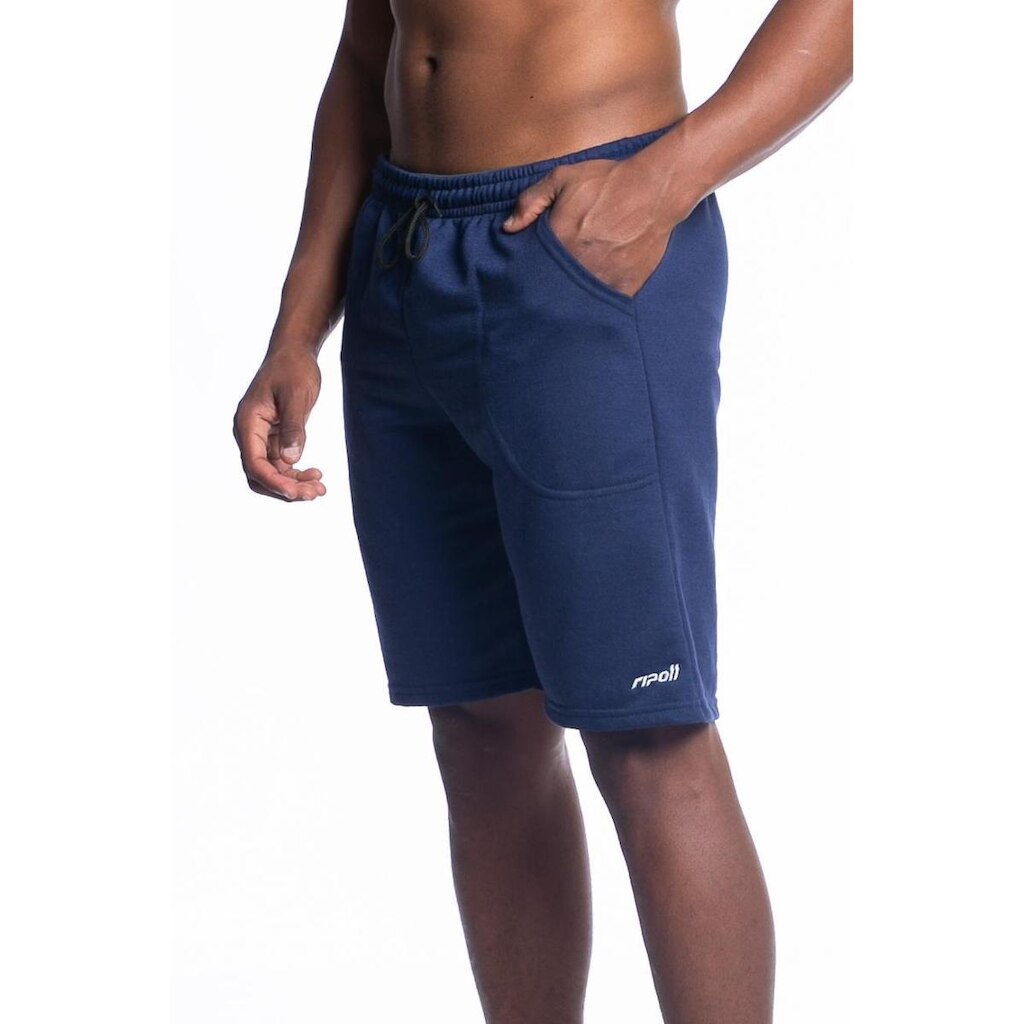 Bermuda Short De Moletom Masculina Com Bolso Treino