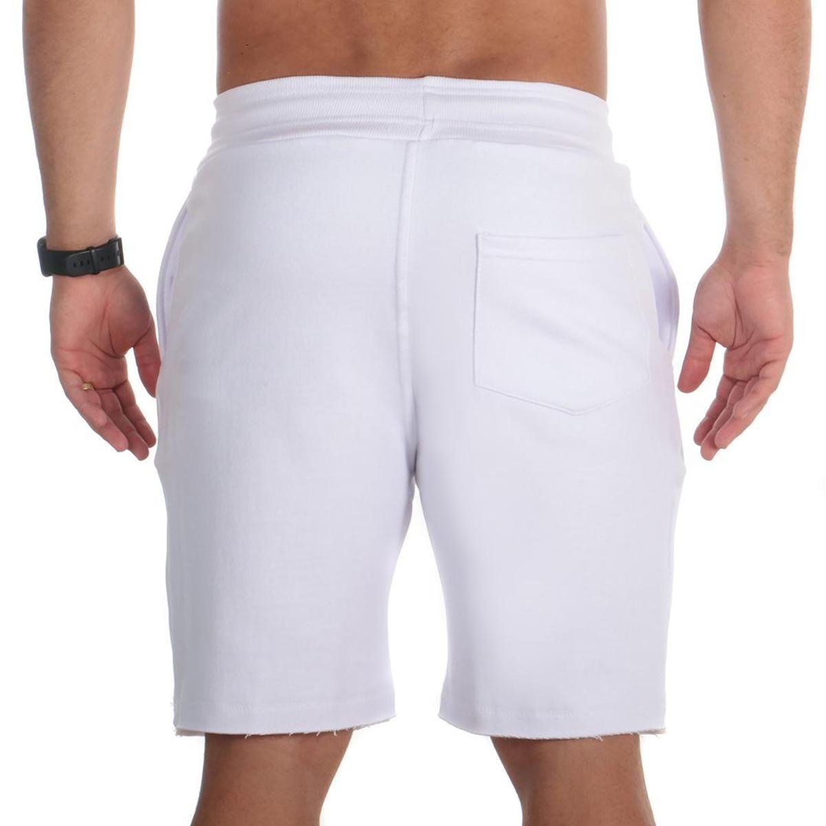 short branco moletom