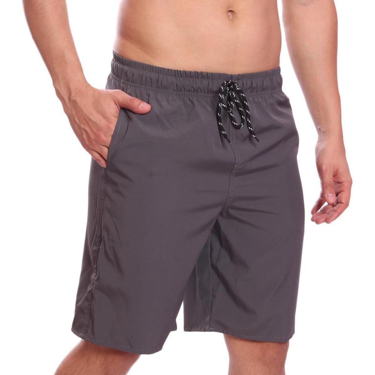 Bermuda Short Tactel Elastano Masculino Treino Caminhada Menor preço em Bermuda Short Tactel Elastano Masculino Treino Caminhada